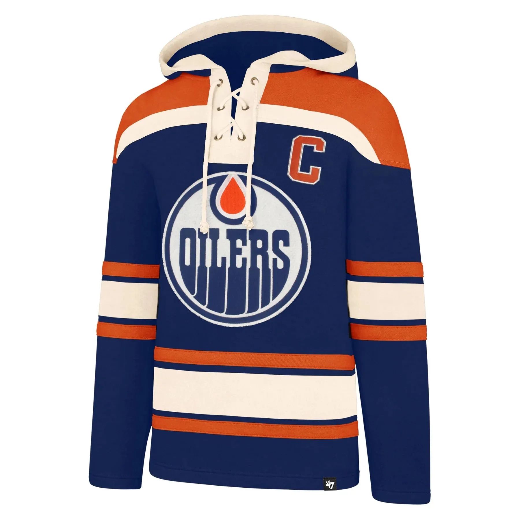 47 Brand NHLPA Lacer Fleece Mens Hoody -  Edmonton Oilers Connor McDavid