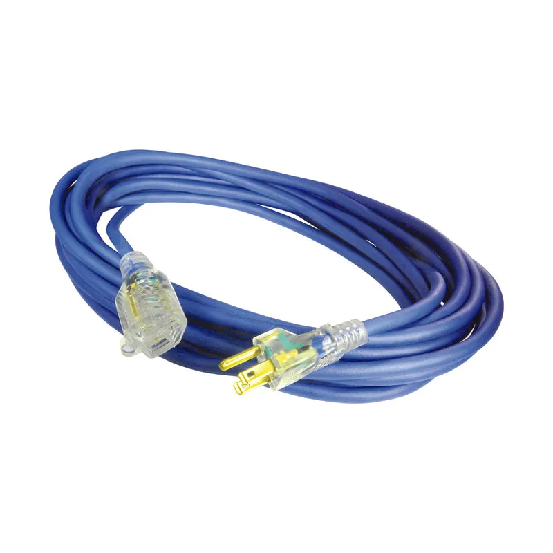 Ace Outdoor 25 ft. L Blue Extension Cord 14/3 SJOW