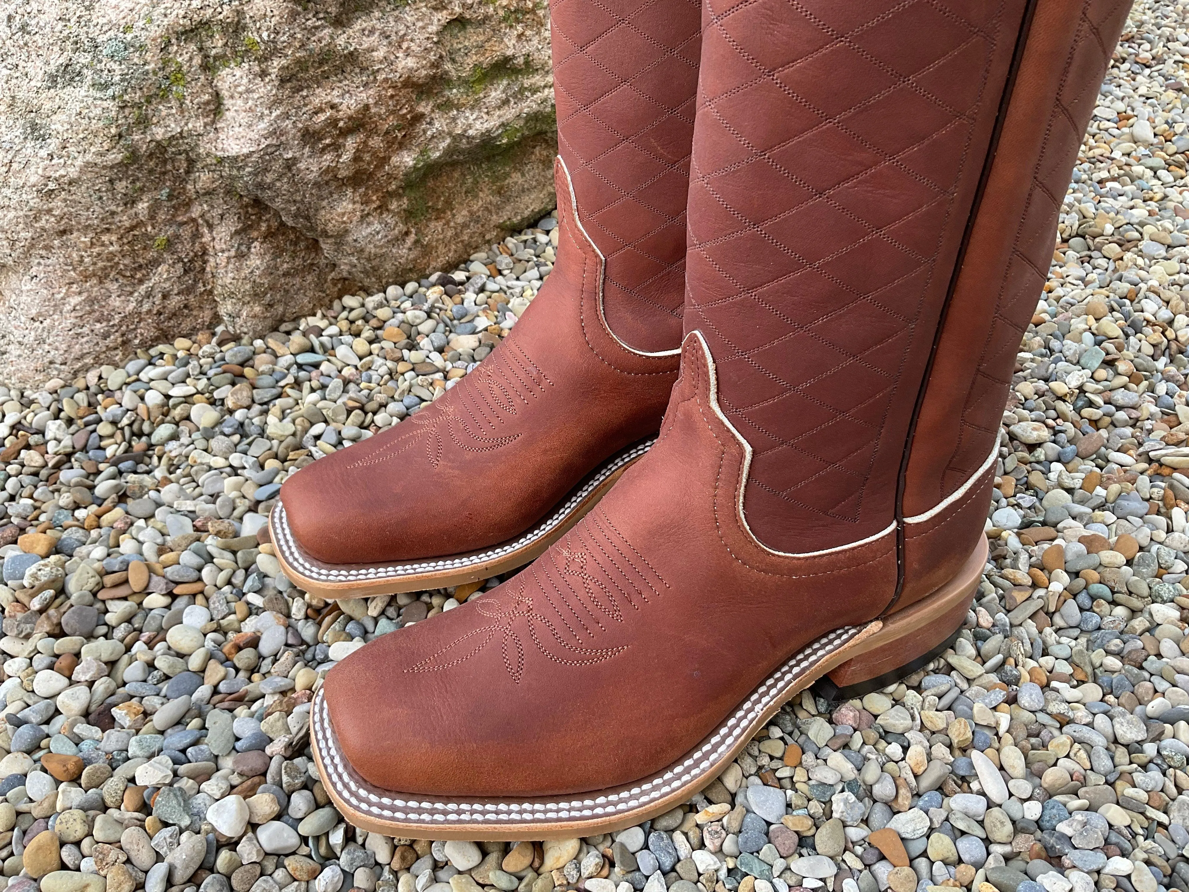 Anderson Bean Men's 13” Brown Big League Cowboy Toe Western Cowboy Boots 335361