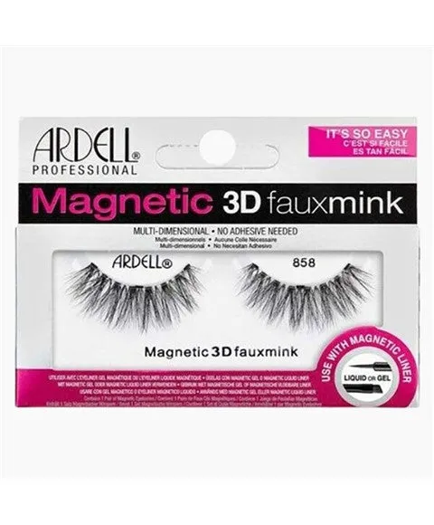 Ardell Strip Magnetic 3D Faux Mink Eye Lashes 858