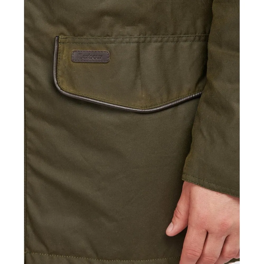 Barbour Spencer Wax Jacket - Archive Olive