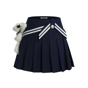 Bear Retro Sailor Dress in Dark Blue