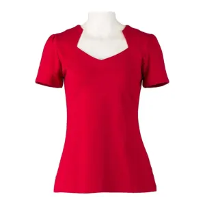 Bridget retro top RED