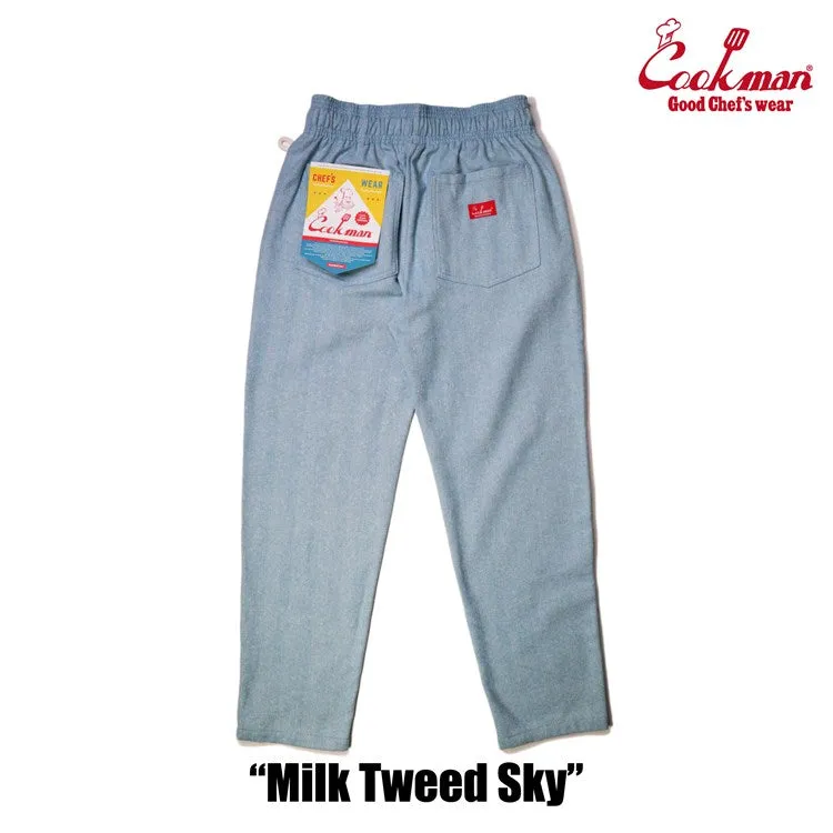 Cookman Chef Pants - Milk Tweed : Sky