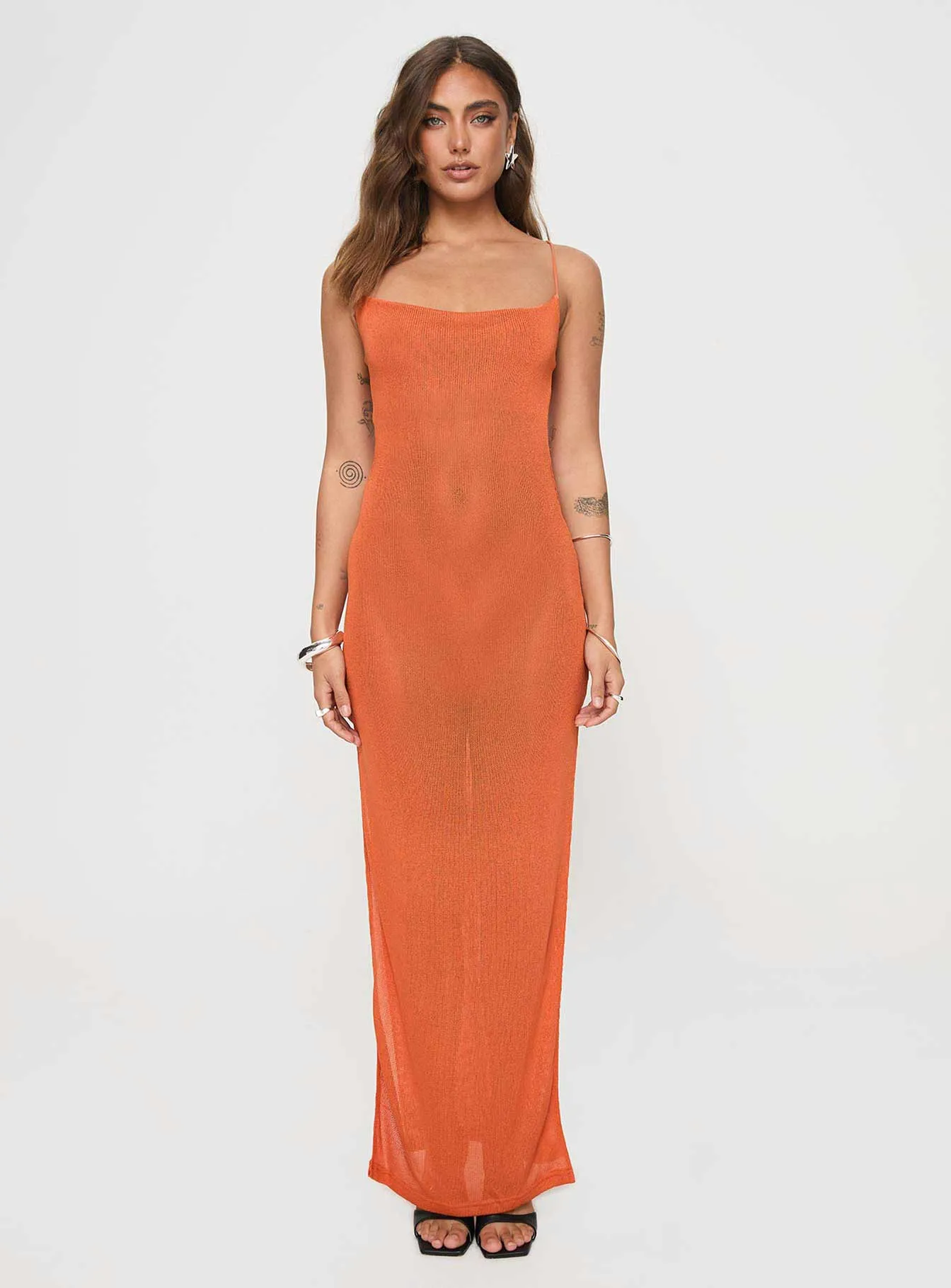 Cote Maxi Dress Orange