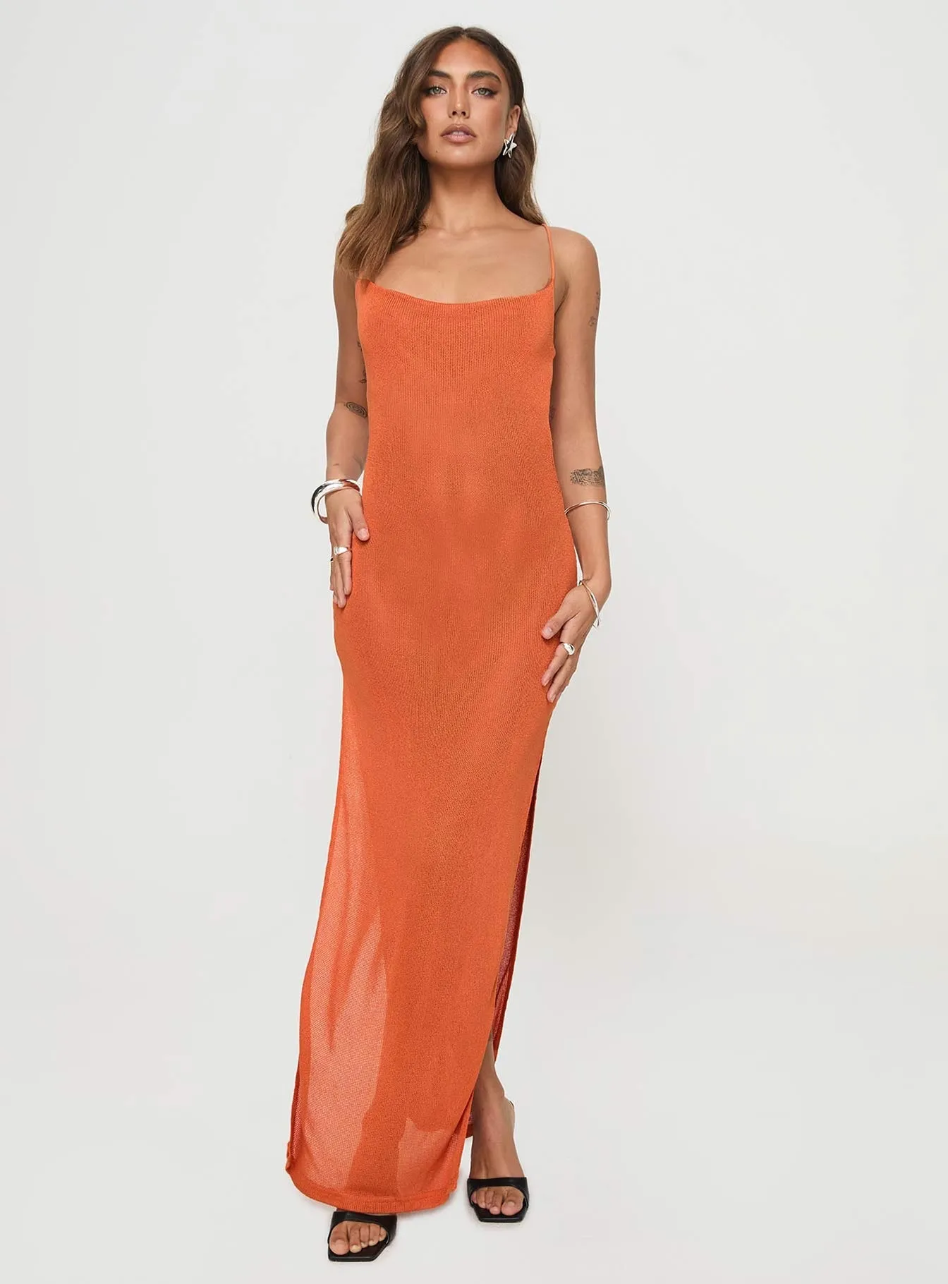 Cote Maxi Dress Orange