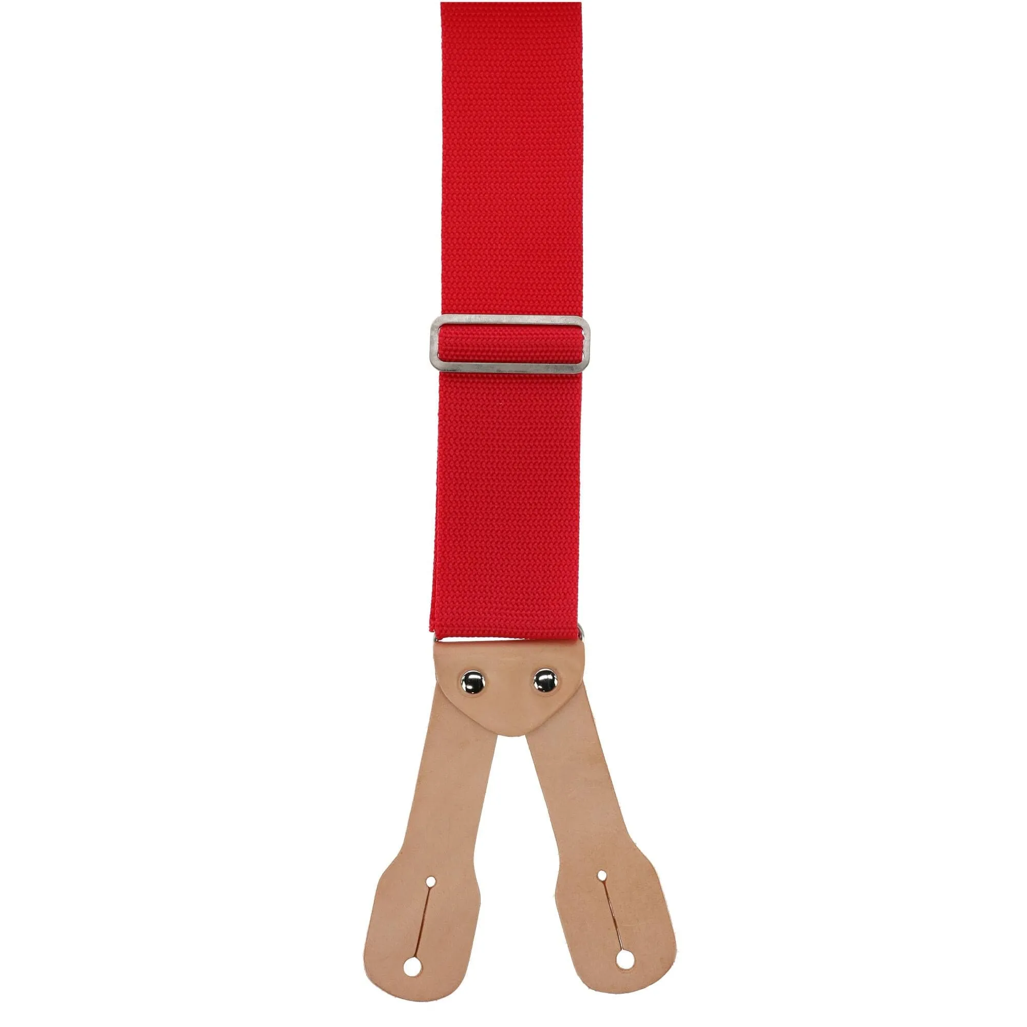 CTM® Men's Big & Tall Non-Elasticized Button End Work Suspenders