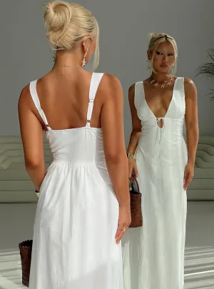 Cullman Maxi Dress White