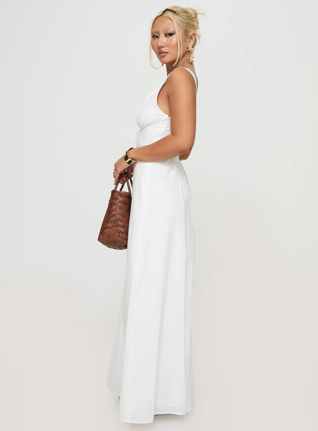 Cullman Maxi Dress White