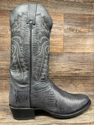 DP3053 Men's Winston Teju Lizard Western Boot in Grey by Dan Post