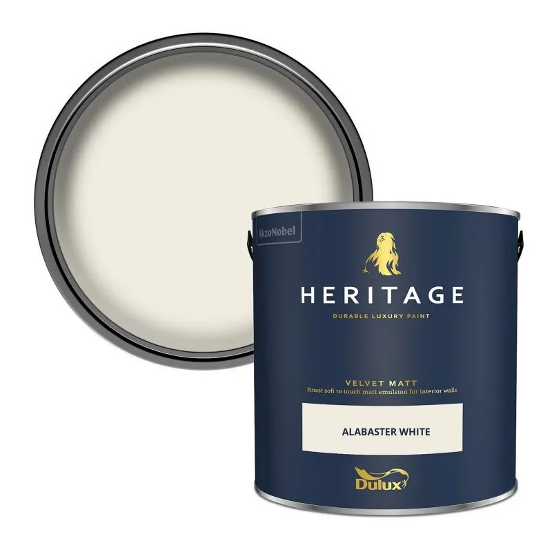 Dulux Heritage Matt Emulsion - Alabaster White