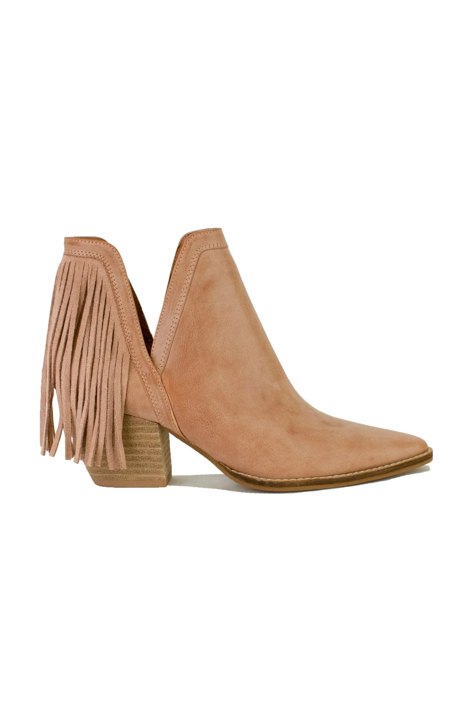 Fringe Western Ankle Boots ARISA-41