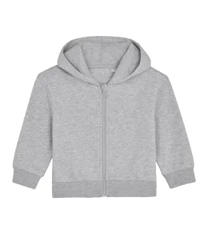 Heather Grey - Baby Connector hoodie zip-through sweatshirt (STSB105)