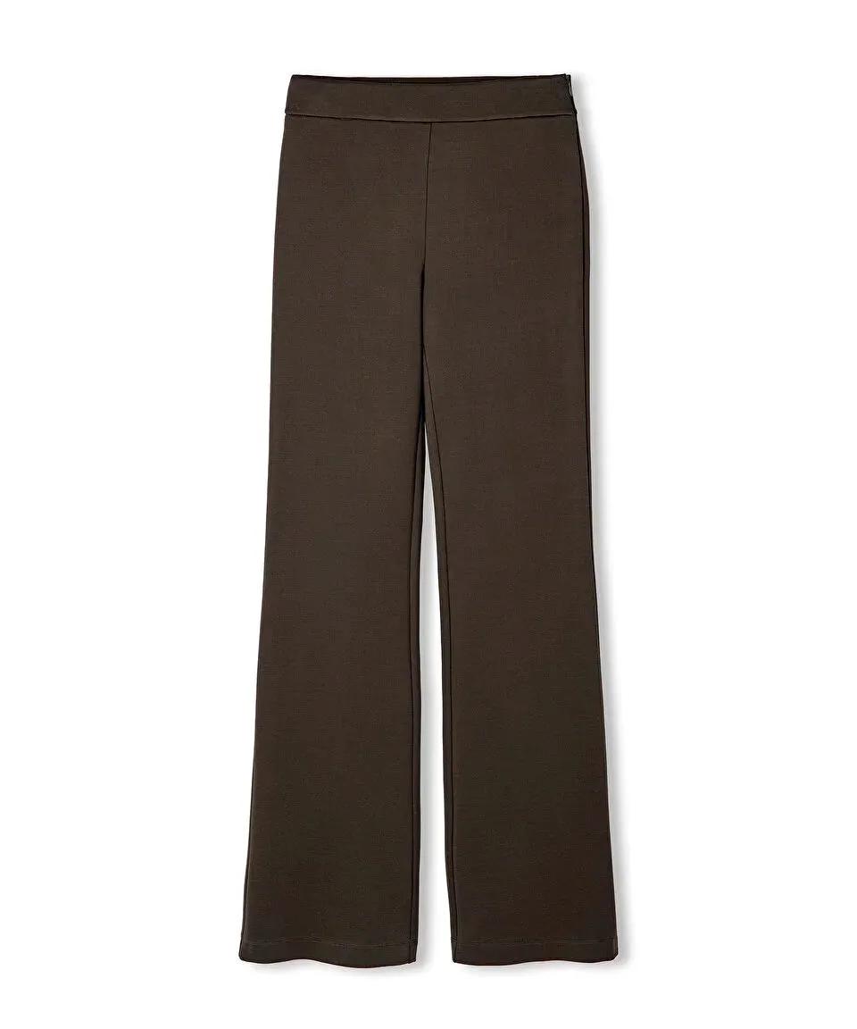 Ipekyol Flare Fit Trousers Dark Kaki