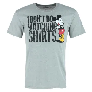 Jerry Leigh Men's Disney Don't Do Matching Shirts Short Sleeve T-Shirt