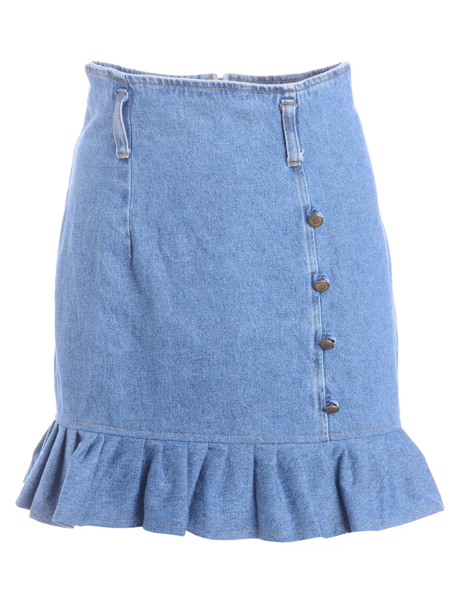 Label Megan Denim RaRa Skirt