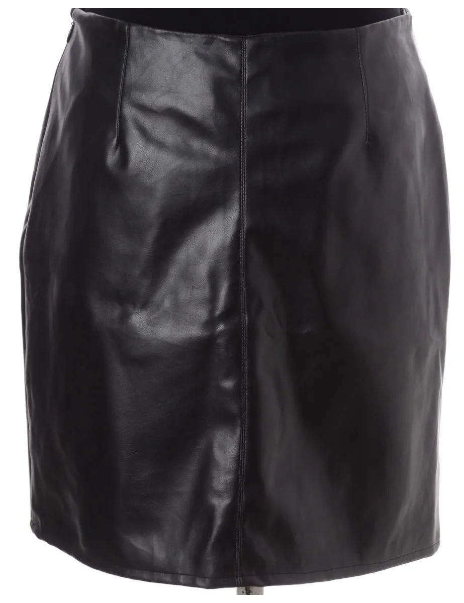 Label Roxy Mini Leather Skirt