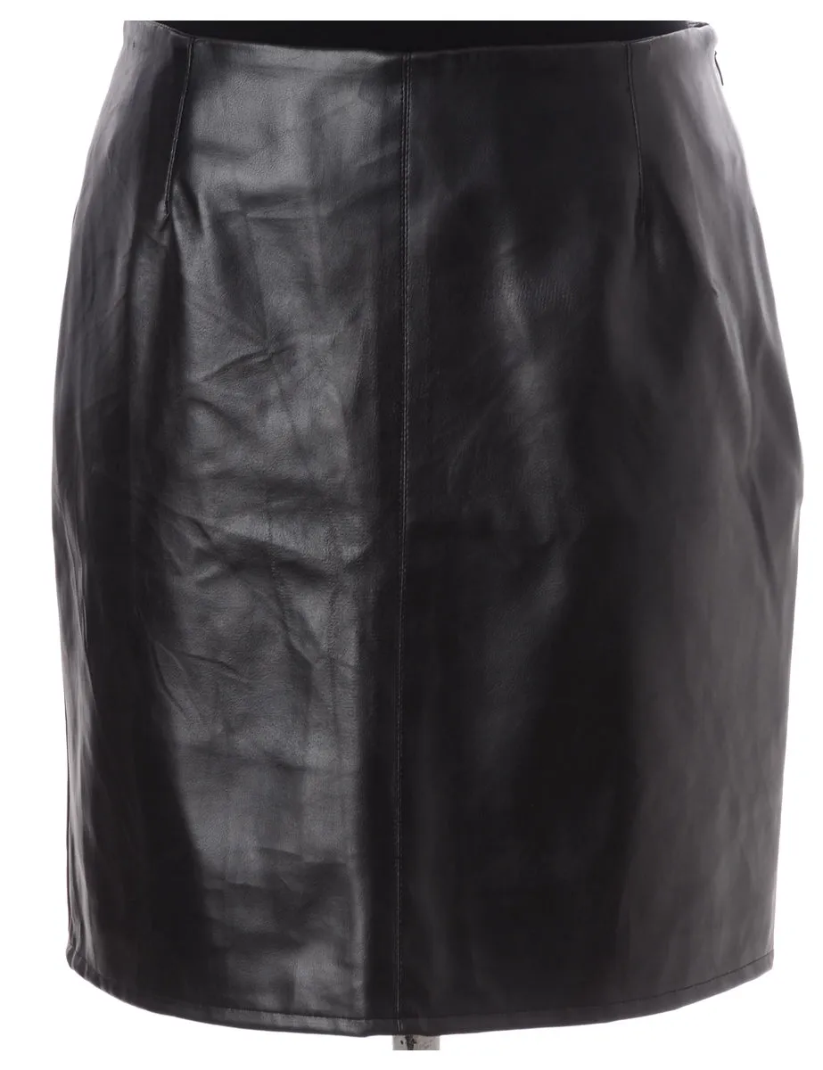 Label Roxy Mini Leather Skirt