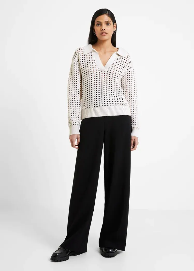 Manda Pointelle Shirt Jumper