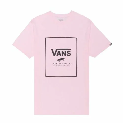 Mens Vans T Shirt White Red Pink Off The wall Star Cotton Genuine UK Stock