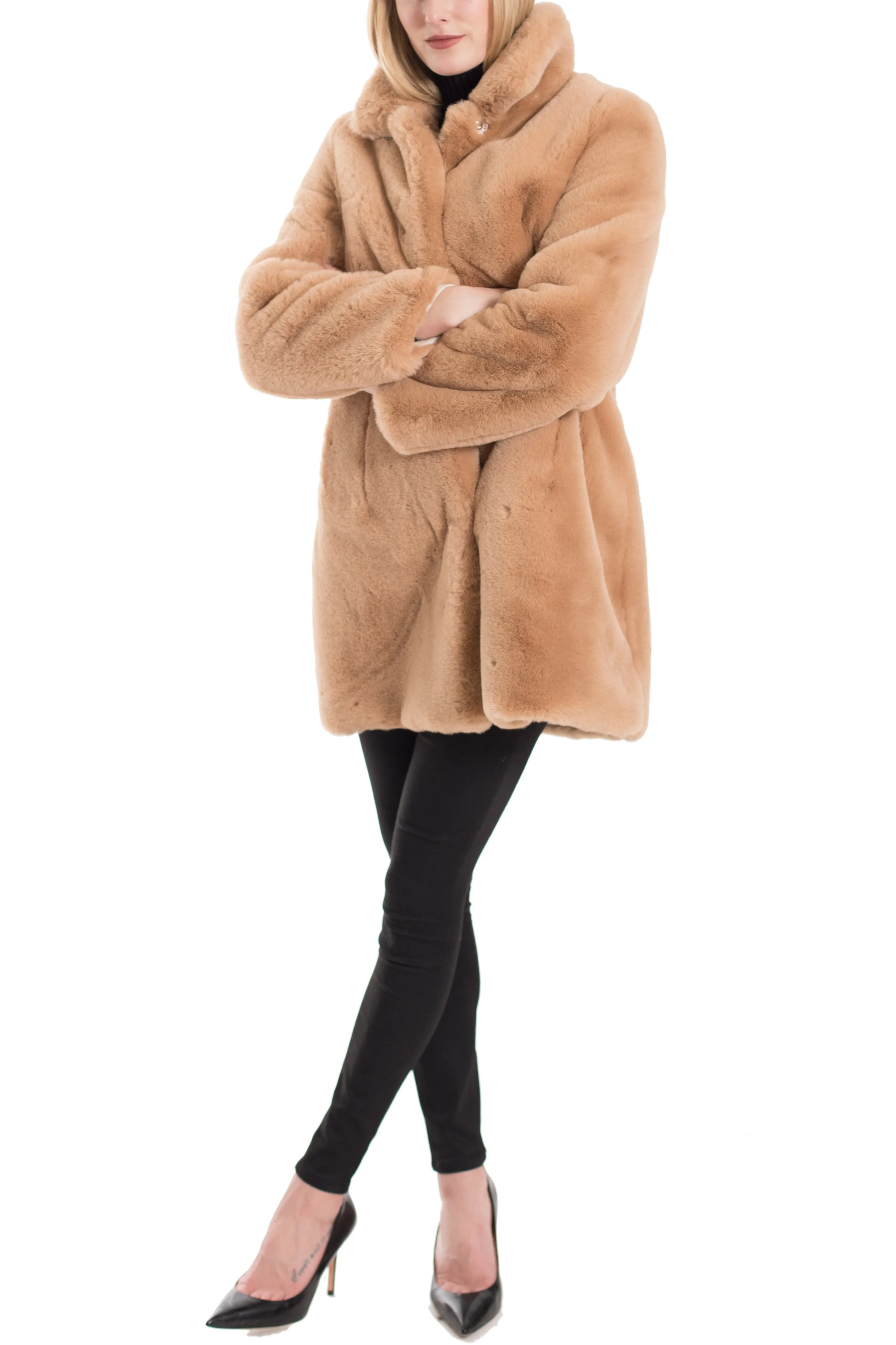 MINNEAPOLIS - Faux Fur Coat