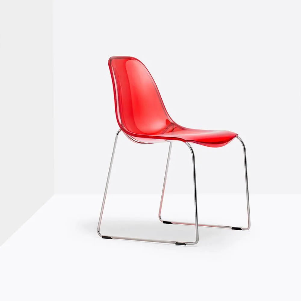 Pedrali Day Dream 401 chair with sled base