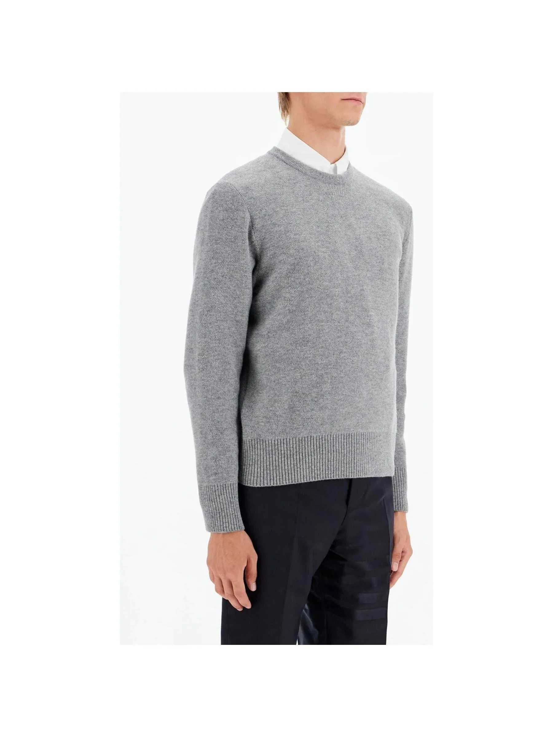 Piqué Wool Sweater