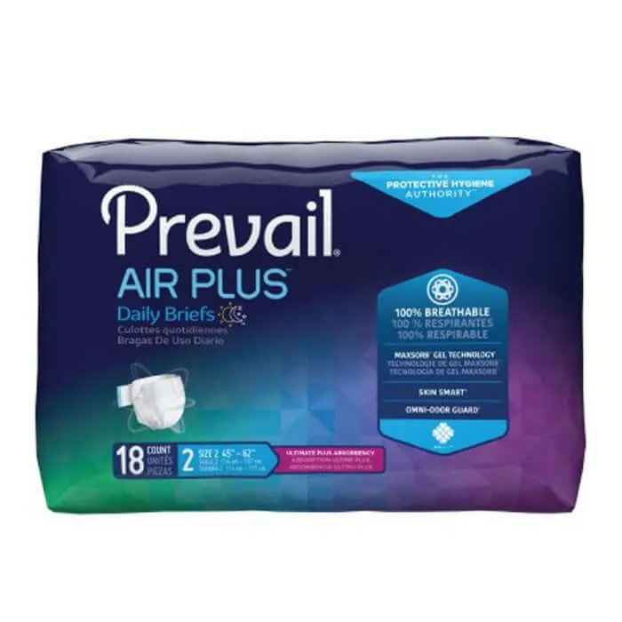 Prevail Air Plus Brief Heavy Absorbency