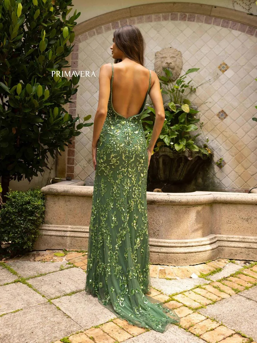 Primavera Couture Long Dress 3913