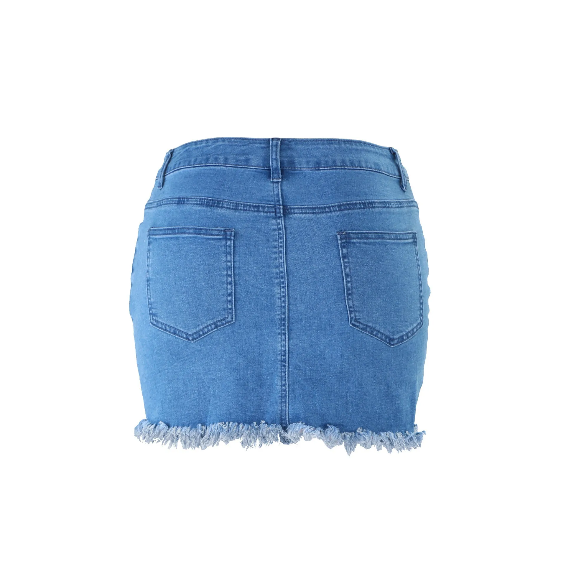 Retro Tassel Denim Skirt