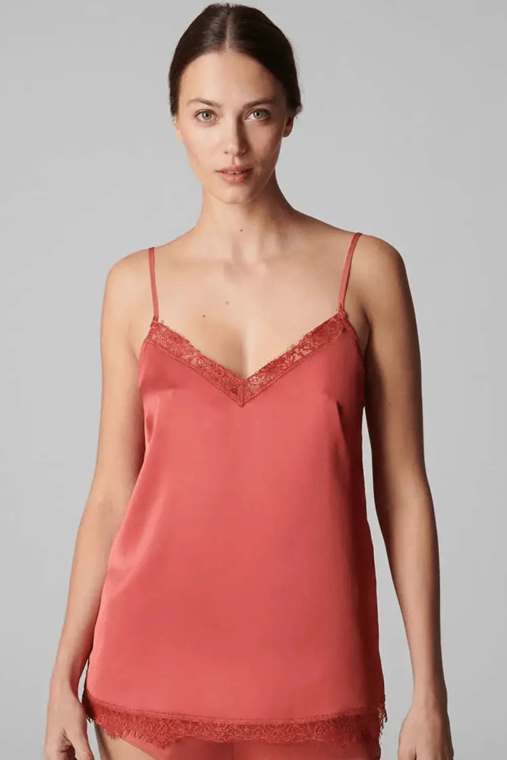 Satin Secrets Camisole Quartz Pink