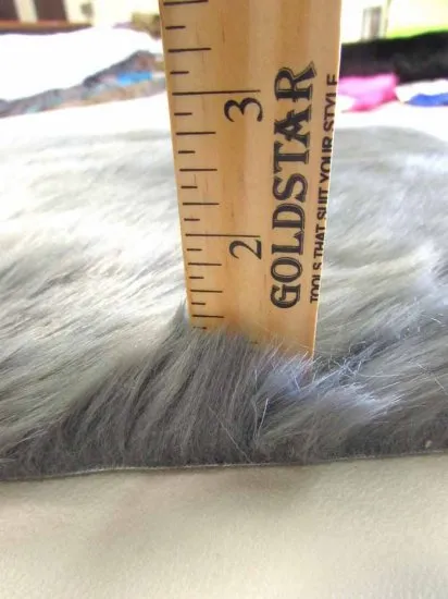 Short Shag Faux Fur Fabric / Latte / EcoShag 15 Yard Bolt