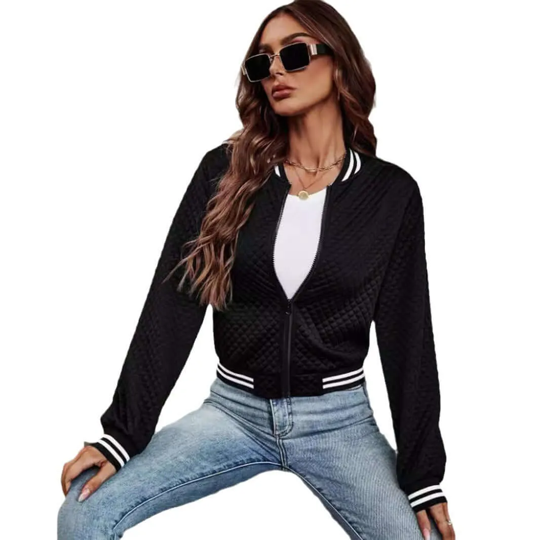 Sportswear Zipper Baseball Jacket