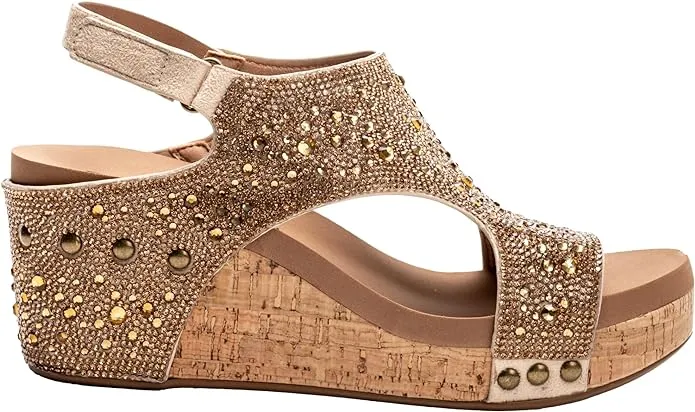 The Ashley Gold Wedge