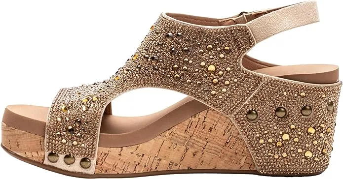 The Ashley Gold Wedge