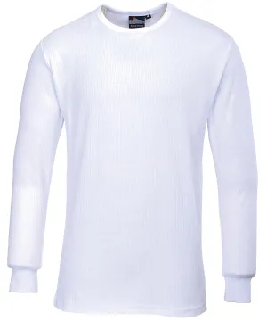 Thermal t-shirt long sleeved (B123) | White