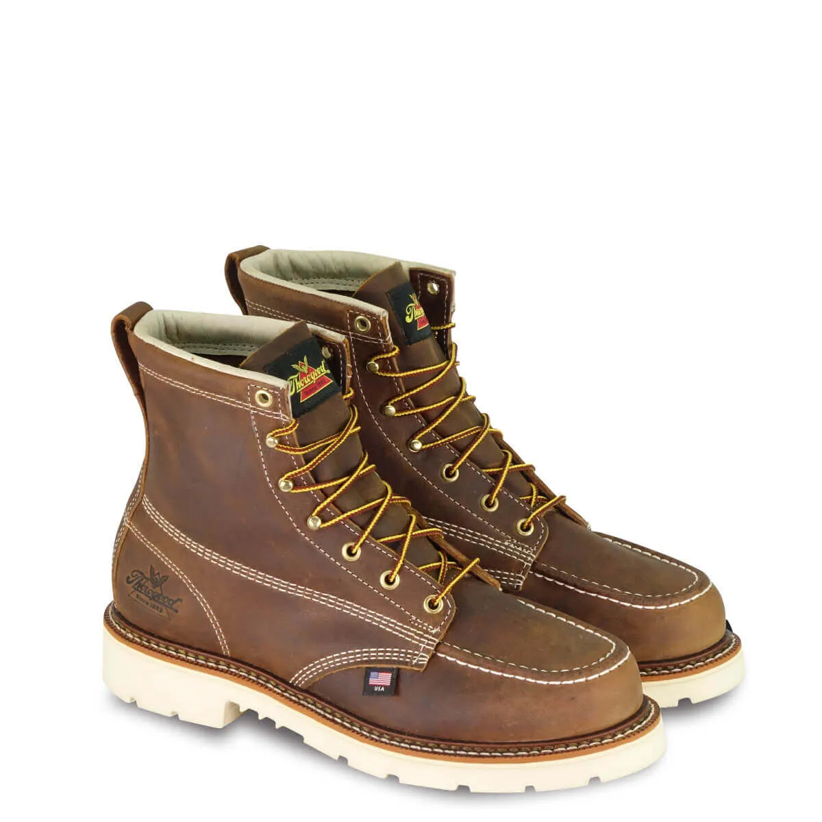 THOROGOOD Men's American Heritage – 6 Inch Trail Crazyhorse Safety Toe 804-4375