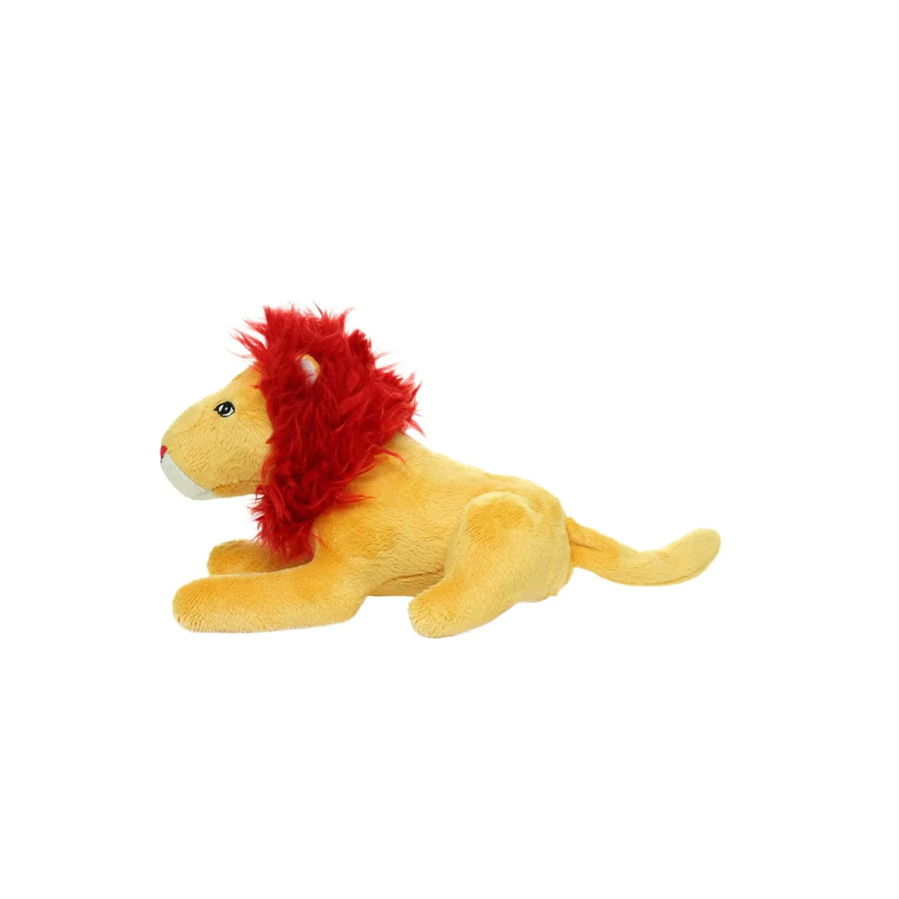 Tuffy Dog Toys - VIP Products - Mighty Jr Safari Lion, Plush, Squeaky Dog Toy