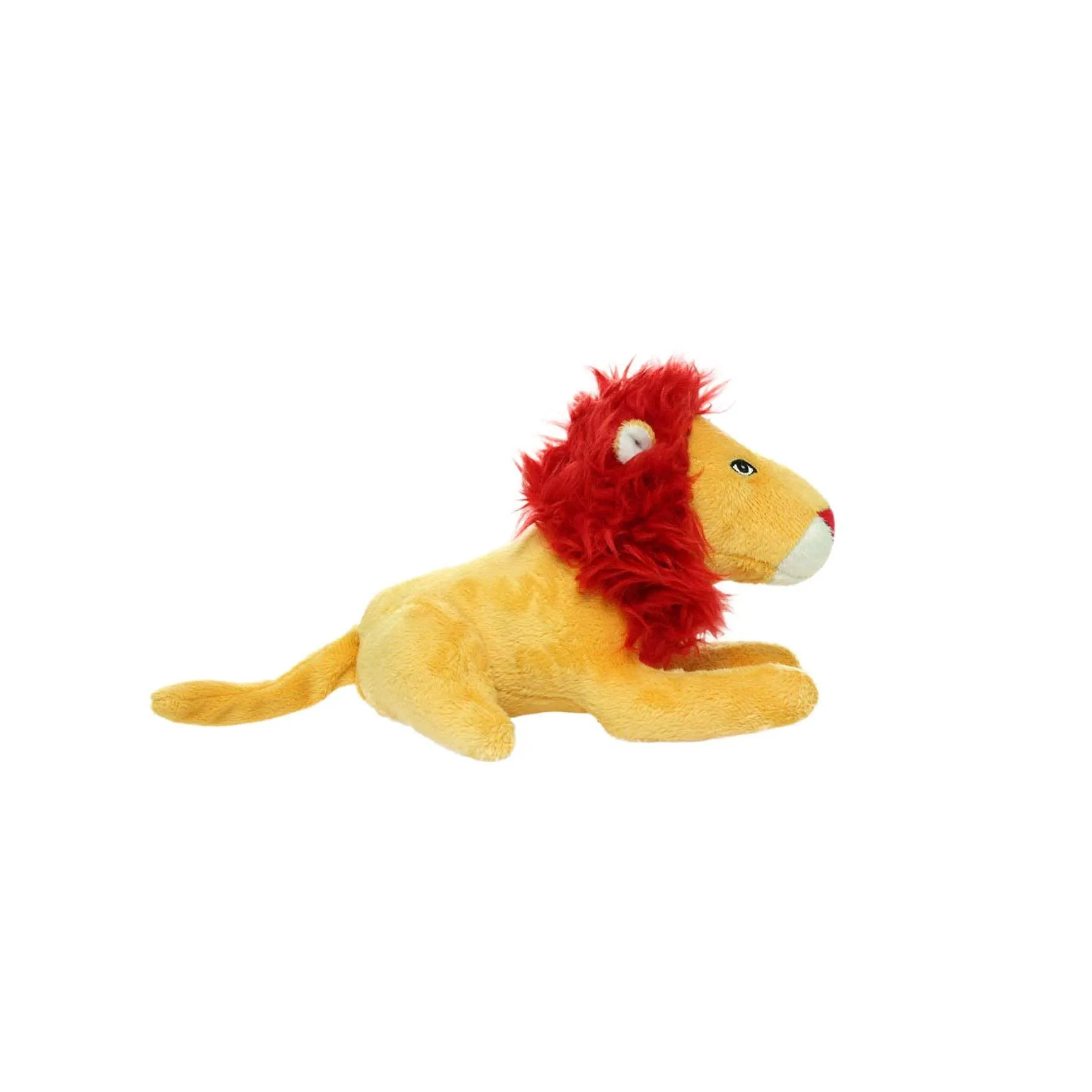 Tuffy Dog Toys - VIP Products - Mighty Jr Safari Lion, Plush, Squeaky Dog Toy