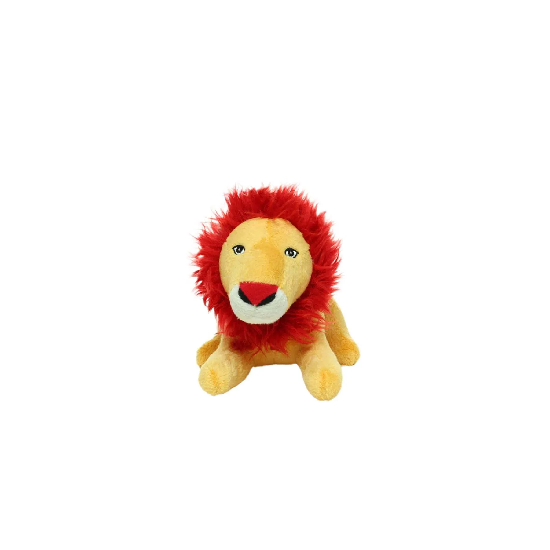 Tuffy Dog Toys - VIP Products - Mighty Jr Safari Lion, Plush, Squeaky Dog Toy