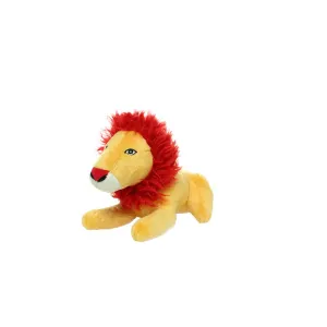 Tuffy Dog Toys - VIP Products - Mighty Jr Safari Lion, Plush, Squeaky Dog Toy