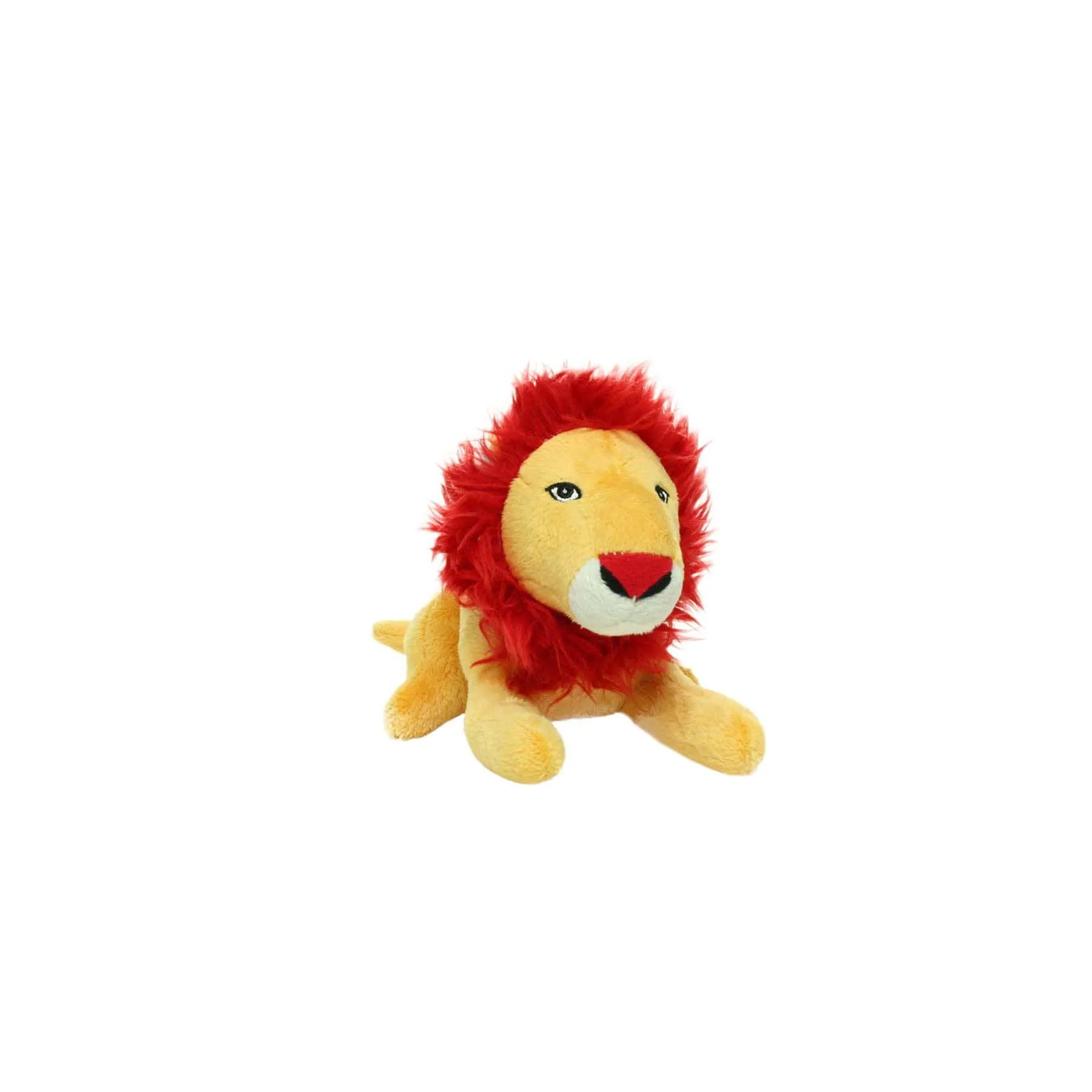 Tuffy Dog Toys - VIP Products - Mighty Jr Safari Lion, Plush, Squeaky Dog Toy