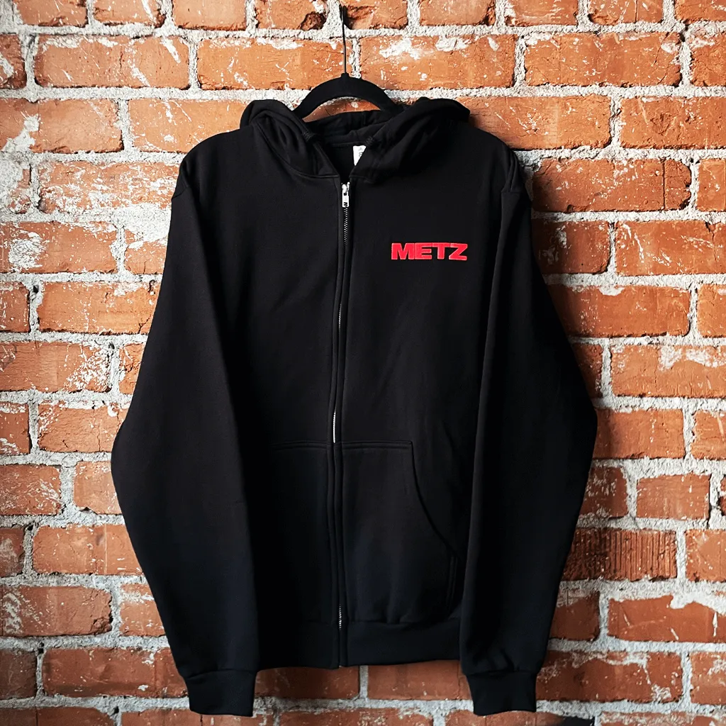 Up On Gravity Hill Black Zip Hoodie