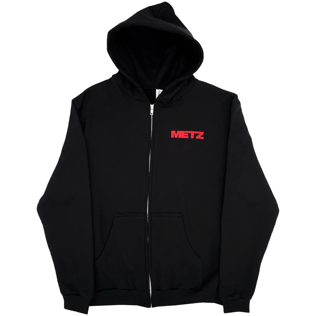 Up On Gravity Hill Black Zip Hoodie