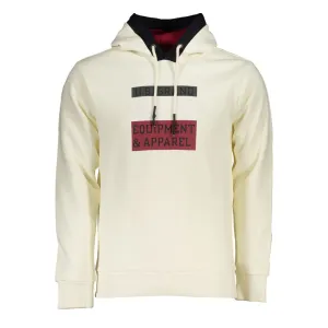 U.S. Grand Polo Elegant Fleece Hooded Sweatshirt with Contrast Details